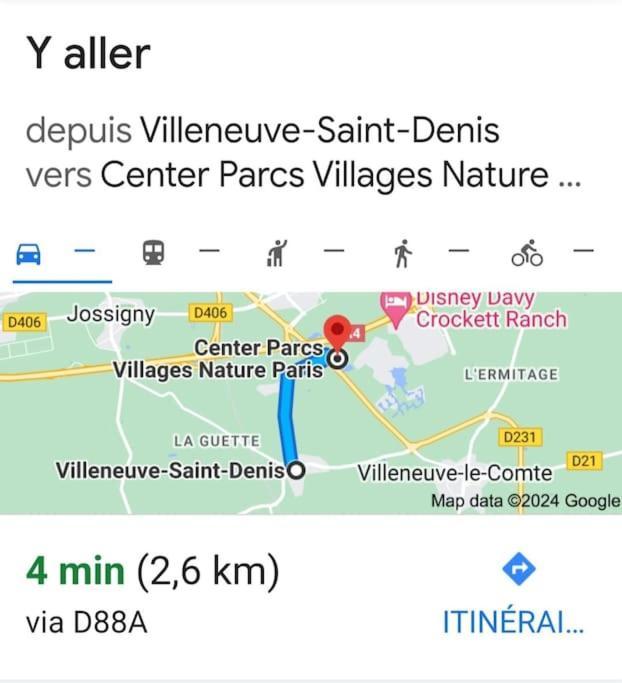 Charmant Appartement 2 Pieces Proche Disneyland Villeneuve-Saint-Denis Экстерьер фото
